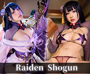 Genshin Impact miHoYo Raiden shogun cosplay HaneAme
