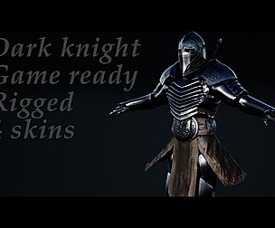 Medieval dark knight