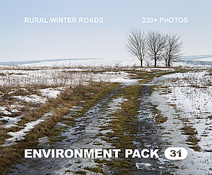 EP31 / Rural Winter Roads — photo reference pack