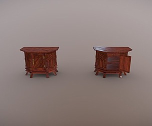 Victorian openable nighstand
