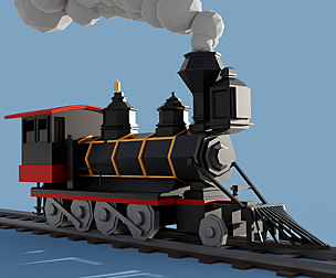 Low Poly Train