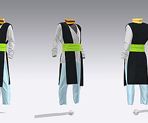 Tutorial jedi kimono(cloth combine)