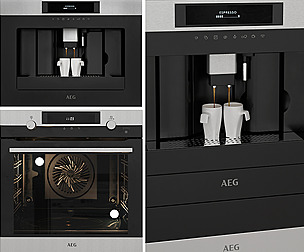 AEG Espresso Coffee Machine and SteamBake Oven