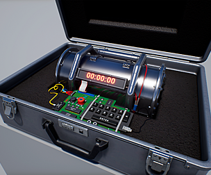 Bomb Case - Explosive Device  - PBR Game Ready