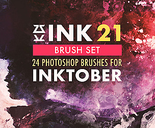 INK Brush Set for INKTOBER 2021