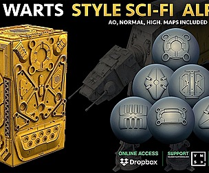 200+ SCI-FI Alphas ALPHA MAPS