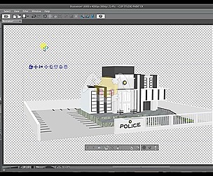 3D Material - CSP - Police Station 01