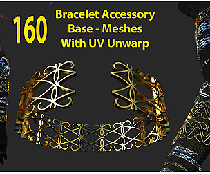 Bracelet Accessory Base Meshes