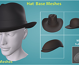 Hat Base Meshes