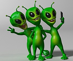 Cartoon Alien RIGGED