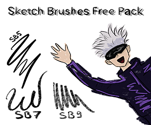 Sketch Brushes for Procreate