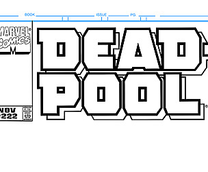 Dead-Pool Comic Book Cover Template