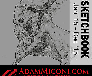 Sketchbook of Adam Miconi: Jan 2015 - Dec 2015