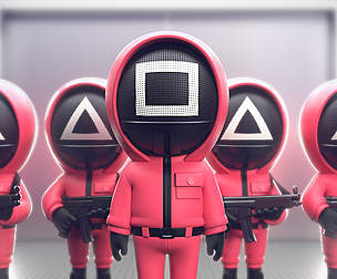 [2021 ver] Squid Game: PinkSoldier FREE 3D model