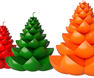 Christmas Tree Candle