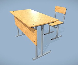 School Desk and Chair