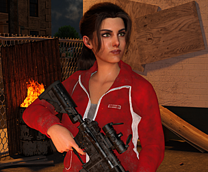 Horror Survivor Outfit -Zoey for G8F