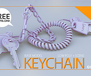 Free KeyChain 3D Model