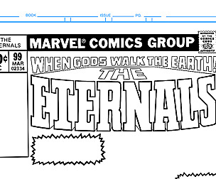 The Eternals Comic Book Cover Template