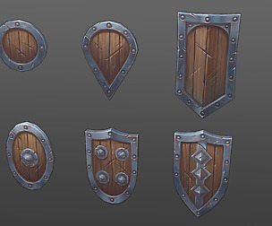 'Militia' shields set