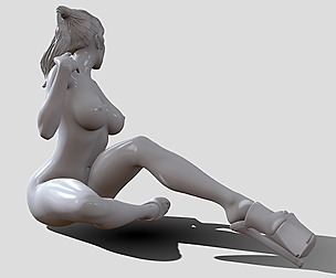 Woman 3d printable model