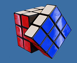 Realistic Rubik's Cube
