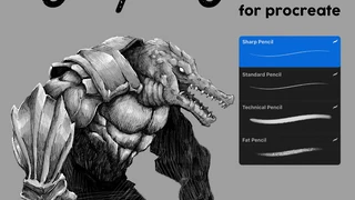 Perfect Pencils for Procreate cover