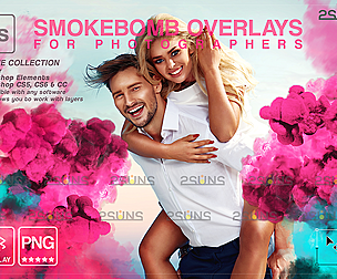 Gender reveal smoke photoshop overlay