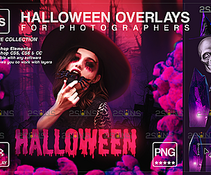 Halloween overlay, Color Smoke overlay