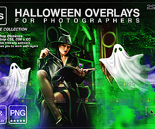 Halloween overlay, Ghost overlay