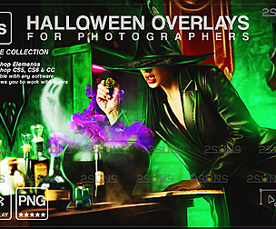 Halloween overlay, Ghost overlay