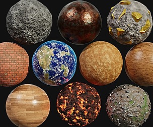 Blender Procedural Material Pack #3