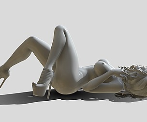 Woman nude 3d printable model