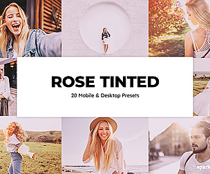 20 Rose Tinted Lightroom Presets and LUTs