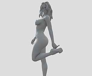 Woman nude 3d printable model