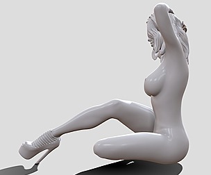 Woman nude 3d printable model