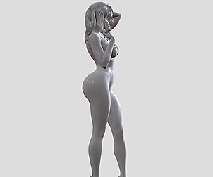 Woman nude 3d printable model