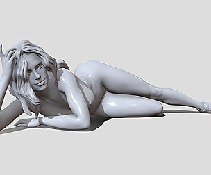 Woman nude 3d printable model