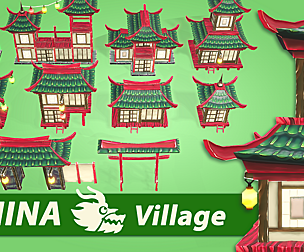 China RTS Fantasy Buildings