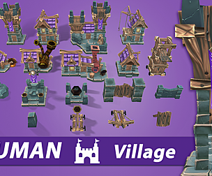 Human RTS Fantasy Building