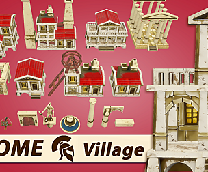Rome RTS Fantasy Buildings