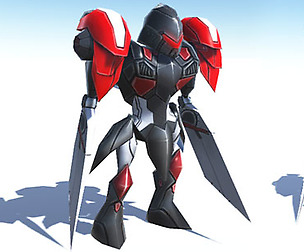 Cartoon Black Titan