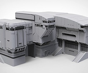 halo sci-fi architecture