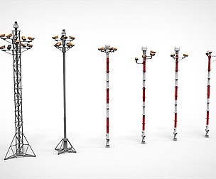 sci fi video surveillance mast