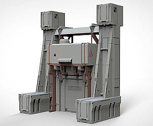 sci-fi Architectural element 11
