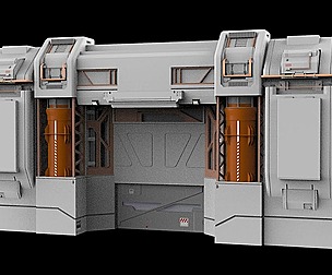 sci-fi Architectural element 12