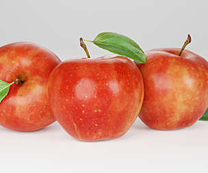 Realistic apple