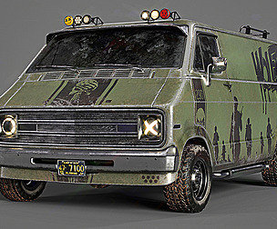 DODGE TRADESMAN VAN 1974