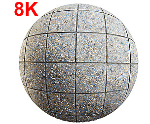Pebbles Stone Tiles PBR Scan texture