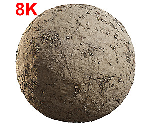 Rock Floor PBR Scan data Texture